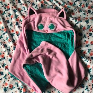 Jigglypuff Pokemon reversible hat and scarf